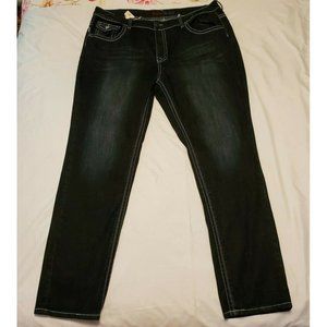 Baker Street Womens Jeans 22 Straight Leg